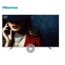 海信（Hisense）HZ55E5A 55英寸 超高清4K HDR Unibody一体超薄 AI人工智能电视