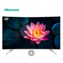海信（Hisense）HZ65E6AC 65英寸4K超高清 超薄曲面全面屏 语音控制AI智能电视机