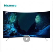 海信（Hisense） LED55EC880UCQ 55英寸 4K 曲面 ULED电视 人工智能