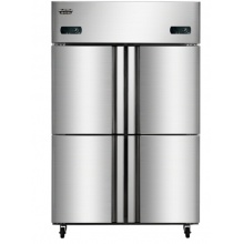 澳柯玛（AUCMA）860升商用四门厨房冰箱　立式全冷冻冰柜 不锈钢 饭店酒店冷柜 