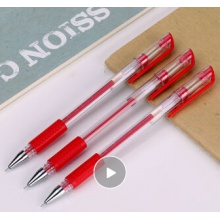 得力6601黑色中性笔 0.5mm 考试专用笔 简约水笔 碳素笔 蓝笔 红笔水性笔 黑色12支盒