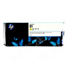 惠普（HP） C4933A 原装 81号黄色染料墨盒 适用于-HP DesignJet 5500/5800