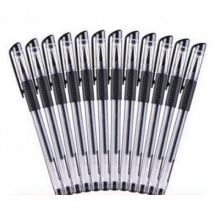 晨光Q7中性笔，12支装，黑色