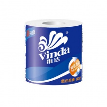 维达（Vinda） 维达卷纸蓝色经典有芯纸巾10卷140g卷筒纸卫生纸厕所纸手纸生活用纸纸品