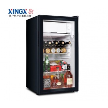 星星（XINGX）LC-90TB 商用小型留样柜冰吧冷藏柜 小型展示柜 茶叶柜 红酒柜迷你小型柜