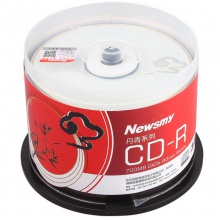纽曼（Newsmy）CD-R光盘/刻录盘 丹青系列 52速700M 桶装50片空白光盘