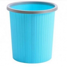 家用卧室卫生间客厅垃圾桶 压圈式圆形纸篓 简易时尚塑料卫生桶