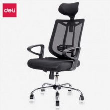 得力（deli）4905 电脑椅 家用办公椅 转椅人体工学网布椅子 时尚升降座椅