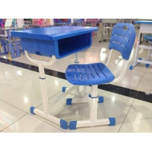 学习桌椅教室用  椭圆管1.2厚 塑料桌凳面 塑料桌斗 面板颜色可以自选