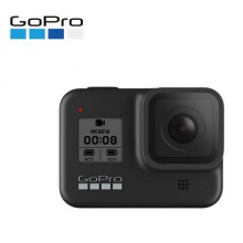 GoPro HERO8 Black 4K运动相机 Vlog数码摄像机 水下潜水户外骑行滑雪直播相机 增强防抖 裸机防水
