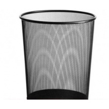 中号金属网垃圾桶 厨房卫生间家用清洁桶 办公环保纸篓235mm 9L
