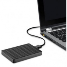 希捷（seagate）1TB USB3.0移动硬盘 Expansion 睿翼 2.5英寸黑钻版 商务时尚 便携 经典黑 (STEA1000400)