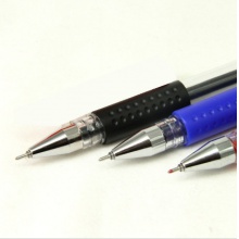 得力6601黑色中性笔 0.5mm 考试专用笔 简约水笔 碳素笔 蓝笔 红笔水性笔 黑色12支/盒