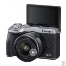 佳能（Canon）EOS M6 Mark II （15-45镜头）(含云腾690三脚架、金士顿多合一读卡器FCR-HS4IN、闪迪SD128G存储卡2张、佳能电池LP-E17)