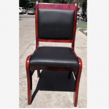 会议椅、木质会议椅、四脚实木椅、培训椅、实木办公椅、皮质四脚办公椅