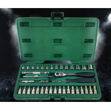 世达（SATA）09002 38件6.3mm系列套筒组套汽修机修套装 棘轮扳手组套