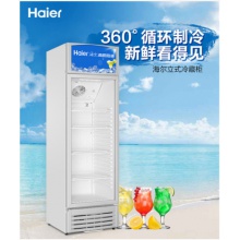 海尔（Haier）展示柜冷藏柜饮料柜保鲜柜 单门风冷310升SC-338