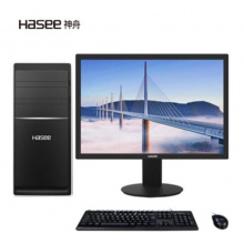 神舟HFMPE224台式计算机 i3-9100/8g/512g 固态/21.5显示器