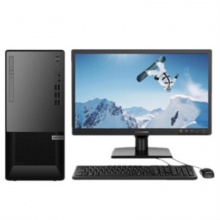 联想(lenovo) 台式机电脑 T4900k-00 B460 I5-10400  8G1T+256G SSD /集成/无光驱/23.8